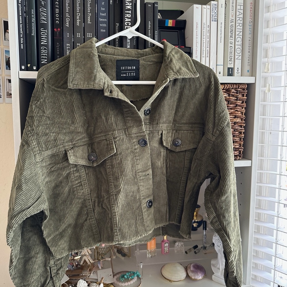 Cotton On Olive Corduroy Jacket